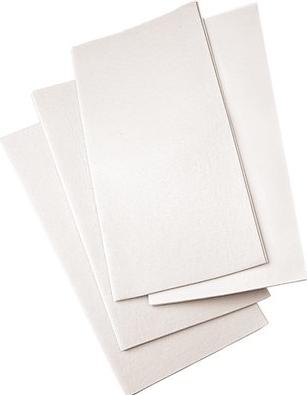 Produktbild Hapla Merino Wool Felt soft hypoallergen 45 x 22.5 x 5 mm 4 Stk weiss (Druckentlastung)