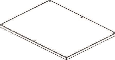 Produktbild Cubic Daeksel, 3 x 4 modul, 566 x 758 mm BxH