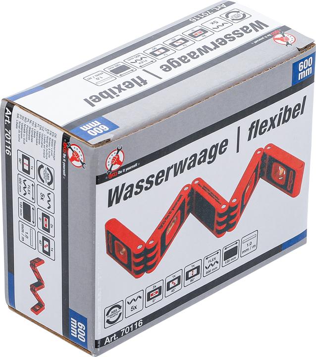Produktbild BGS Wasserwaage | flexibel | 600 mm (60 cm)