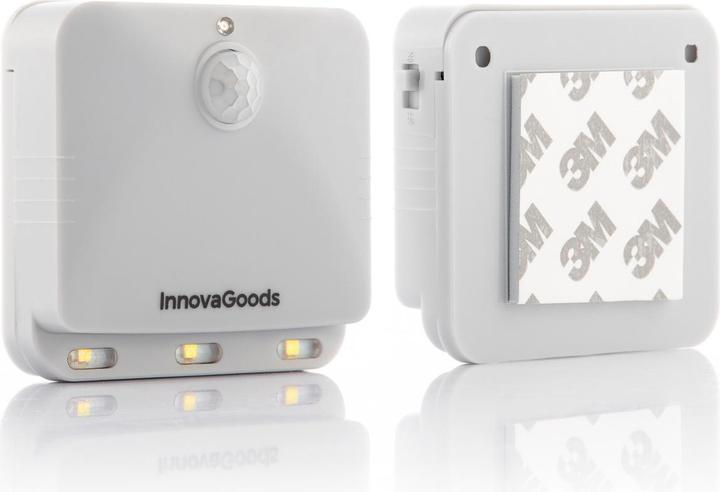 Produktbild InnovaGoods 2x kabellose LED-Leuchten mit Bewegungssensoren