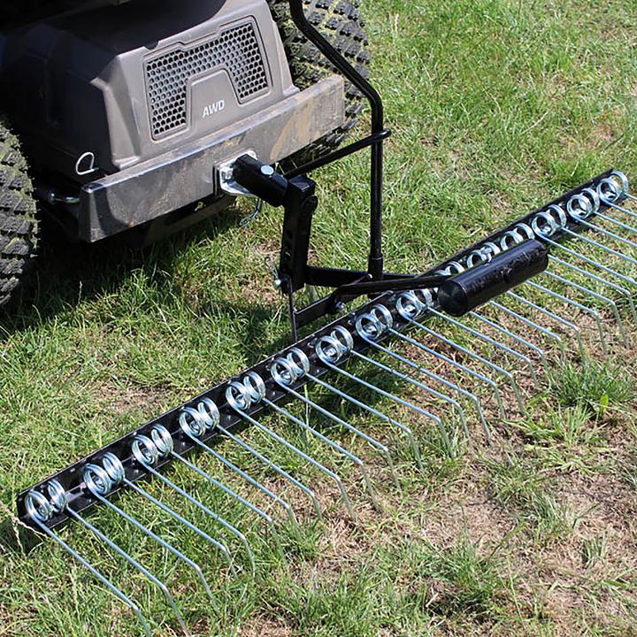 Produktbild Wiltec Vertikutierer 120cm für Aufsitzmäher Rasenlüfter Rasenpflege Rasentraktor