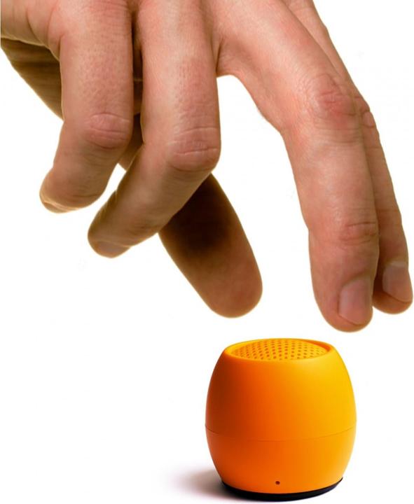 Actual product image Boompods Zero Bluetooth® Speaker Handsfree, Shockproof, Waterproof Orange (5 h, Rechargeable battery operated)