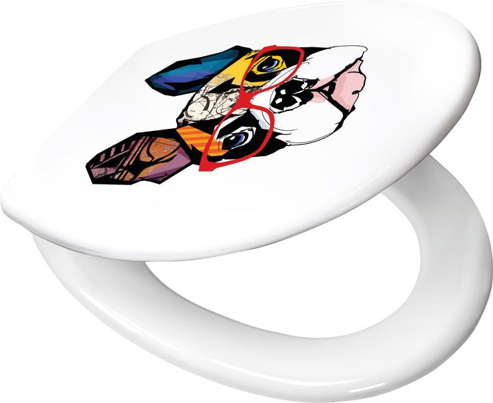 Image du produit Kleine Wolke Siège de toilettes Henry Abaissement automatique, Multicolore