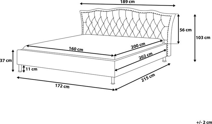 Produktbild Beliani Metz (160 x 200 cm)