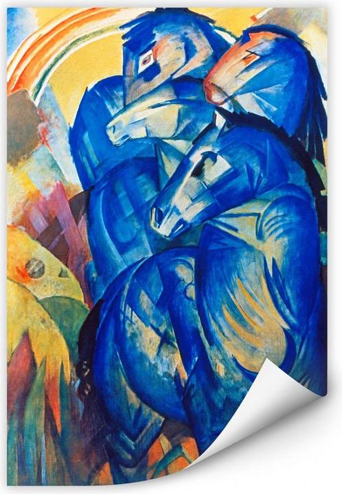 Produktbild Trenddeko Turm der blauen Pferde (40 x 60 cm, 50 x 80 cm, 70 x 100 cm, 80 x 120 cm, 30 x 45 cm)