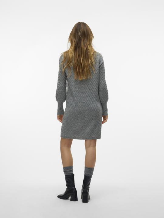 Produktbild Vero Moda VMANJASTINNA LS BOATNECK DRESS GA EXC Strickkleid (XS)