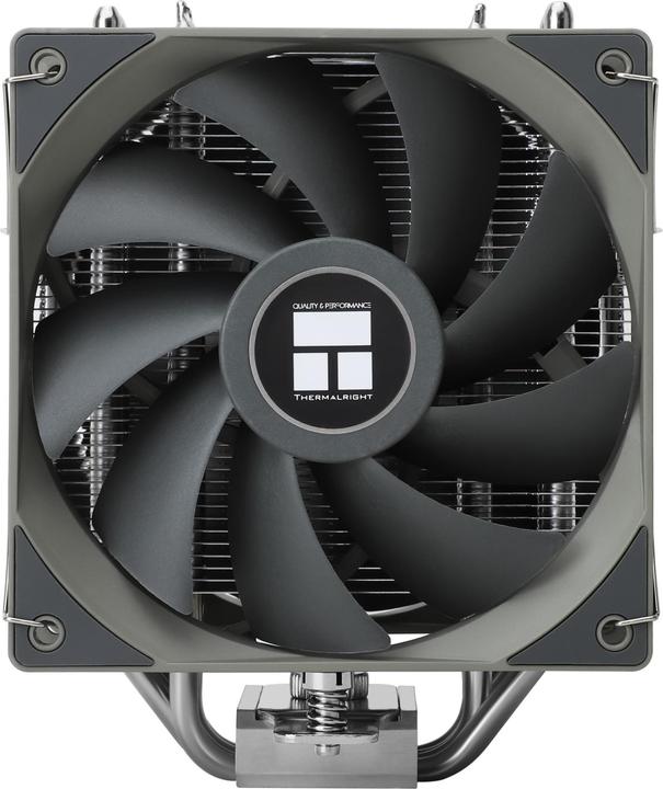 Actual product image Thermalright Assassin X 120 REFINED SE WHITE Processor Heatsink/Radiatior 12 cm Aluminium, Black... (154 mm)