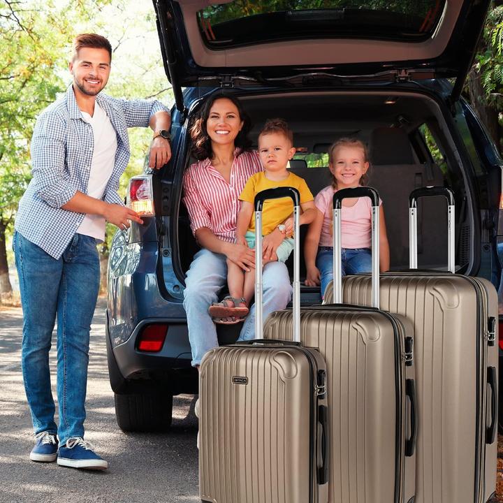 Actual product image Itaca 3-teiliges Reisekoffer Set (110 l, Hand luggage (up to 50 litres), M (50 - 90l), L (90 - 115l))