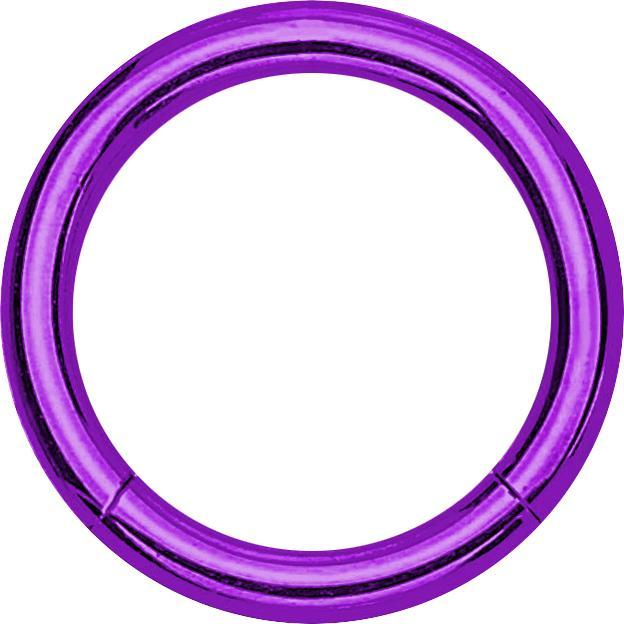 Immagine prodotto Star Piercing Anello a segmenti pieghevole viola (senza ottone, Acciaio chirurgico 316L)