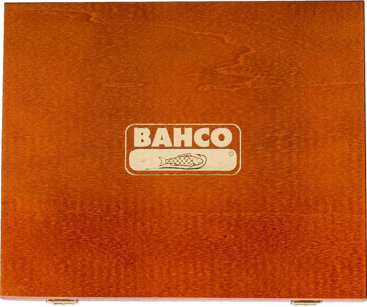 Actual product image Bahco Chisel set with rubberised handle 6-32 mm - 6-piece/wooden box (32 mm)