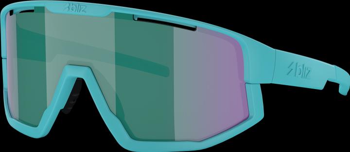 Bliz Fusion Small (Green Revo Mirror, Blau)