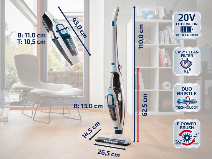 Produktbild Leifheit Akku-Staubsauger Regulus PowerVac 2in1