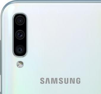Produktbild Samsung Galaxy A50 (128 GB, White, 6.40", Dual SIM + SD, 25 Mpx, 4G)