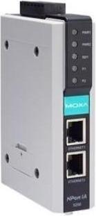 Moxa NPORT IA-5250-T - Server di dispositivi a 2 porte RS-232/422/485 con 2 porte 10/100BaseT(X)