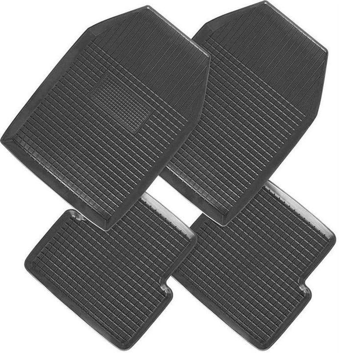Actual product image Autoserio Pvc Car Carpets (4 Pieces)