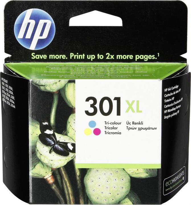 Immagine prodotto HP 301XL Cartuccia d'inchiostro originale tricolore ad alto rendimento (CMYK)