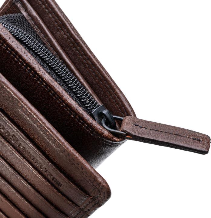 Immagine prodotto Farmhood Portafoglio Memphis con protezione RFID in pelle 19 cm