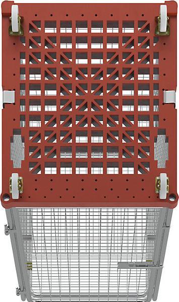 Produktbild kaiserkraft Rollbehälter, allseitig geschlossen (500 kg)