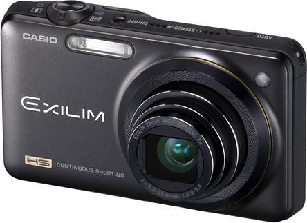 Actual product image Casio Exilim EX-ZR10, 12MP, 7x Zoom, FullHD Movies, Black (12.10 Mpx, 1/2,3'')