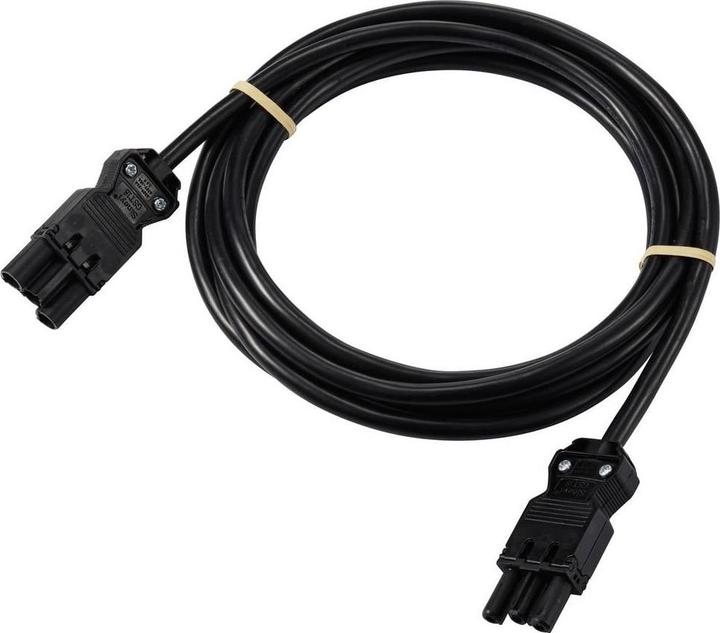 Actual product image Sygonix SY-6676360 Verlängerungsleitung Schwarz 2 m (2 m, GST18)