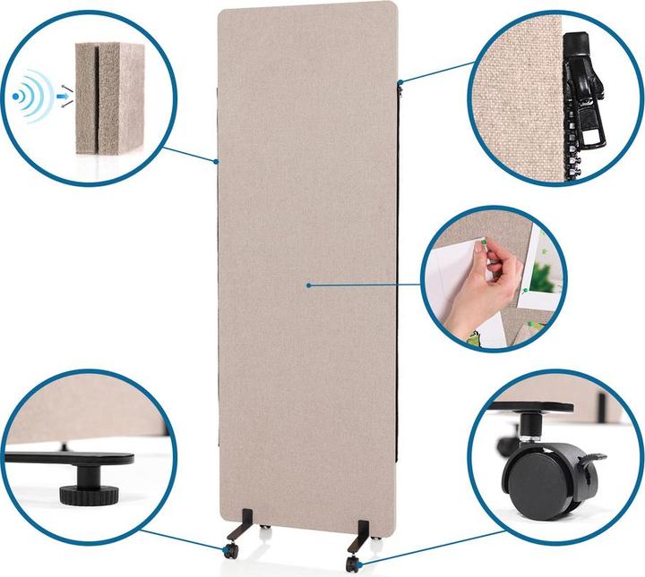 Image du produit Hjh Office FLEXMIUT (60 x 3 x 170 cm)