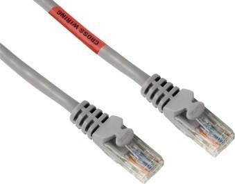 Produktbild Hama Netvaerkskabel CAT5e UTP CrossOver 3,0m Grå (CAT5, 3 m)