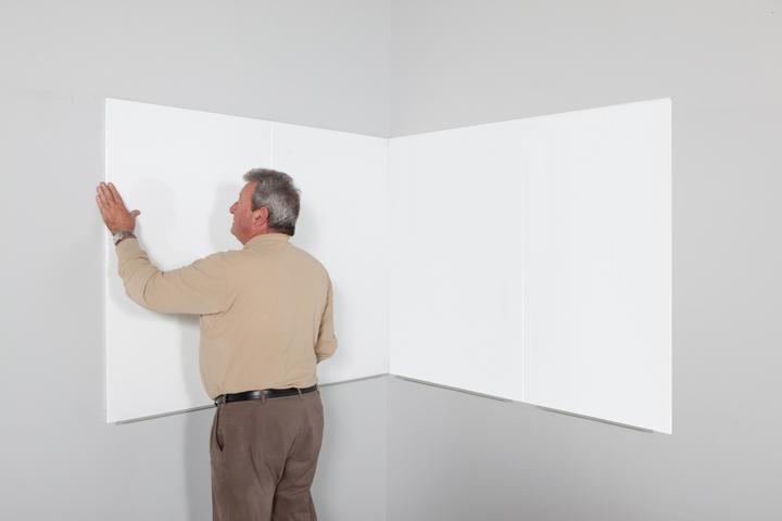 Image du produit Rocada Système de tableau blanc modulaire Skin, utilisable en format vertical et horizontal, tôle d'acier (75 x 115 cm)