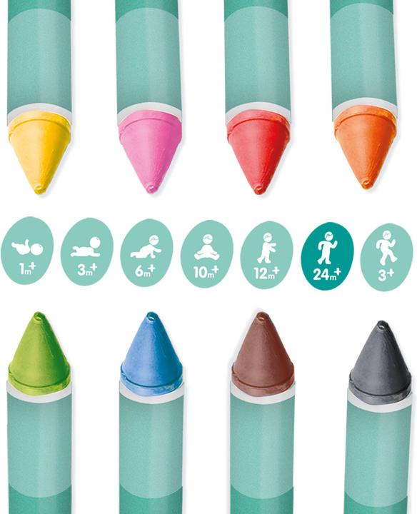 Actual product image Ses Tiny Talents Bath Crayon - 8 Colours