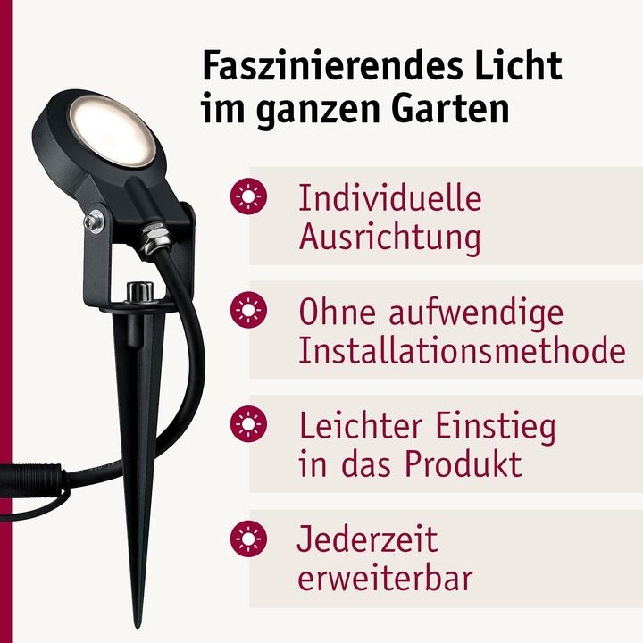 Produktbild Paulmann Outdoor Plug & Shine Sting Starterset (520 lm, IP67)