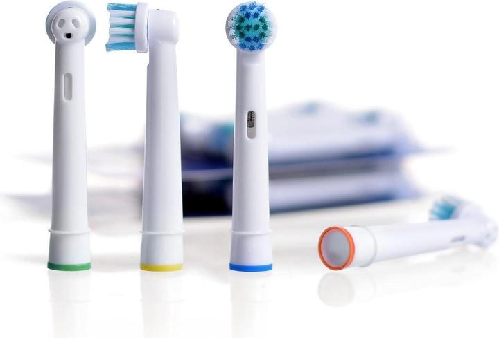 Image du produit ASMI Brosse à dents de rechange, tête de brosse à dents, 4 pièces, compatible avec Oral-B (4 x)
