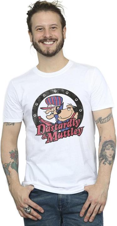 Produktbild Universal Textiles Dastardly And Mutley Circle TShirt (4XL)