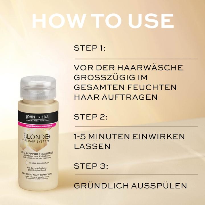 Image du produit John Frieda Traitement pré-shampooing BLONDE+ 100ml (100 ml)