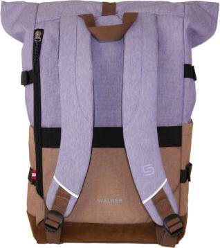 Image du produit Walker Sac à dos scolaire Roll up two Lavend/Biscuit (30 l)