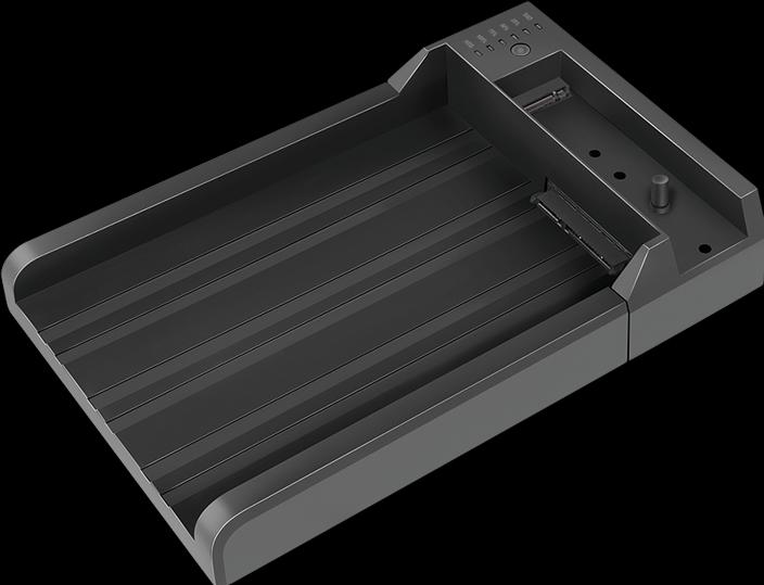 Actual product image LogiLink USB 3.2 Gen 2 Quickport, 2-port, for SATA HDD/SSD and M.2 NVMe SSD (2 Ports)