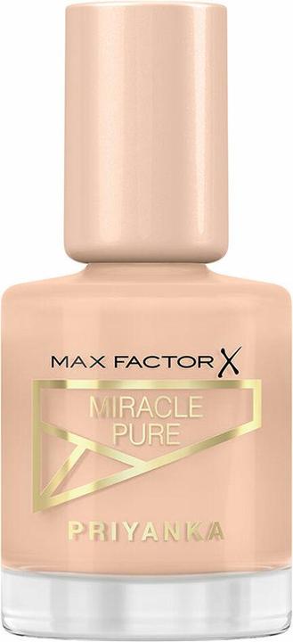 Actual product image Max Factor Priyanka Miracle Pure Nail Polish - Lak na nehty 12 ml 216 Vanilla Spice - (216 Vanilla Spice, Colour paint)