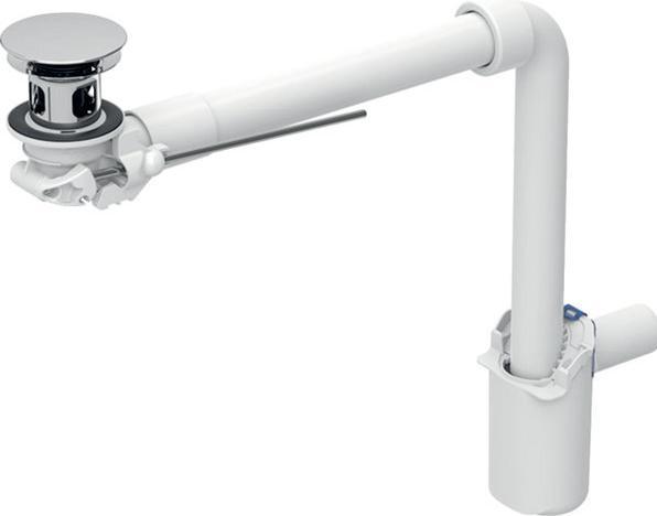 Produktbild Geberit Waschbeckenablauf/Raumsparsiphon für eine Standarmatur (Siphon-Montagematerial)
