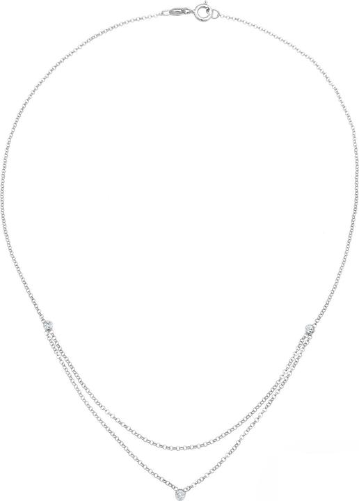 Produktbild Elli Kristall Kette, Layer (Glaskristall, 925er Sterling Silber, 40 cm)