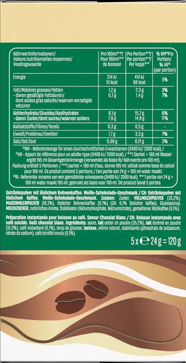 Image du produit Starbucks Mocha blanc (120 g)
