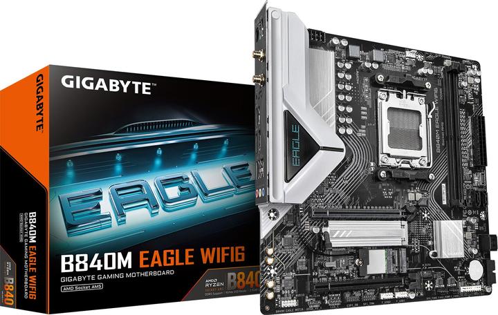 Actual product image Gigabyte MB B840M EAGLE WIFI6/AM5/mATX (AM5, AMD B840, mATX)