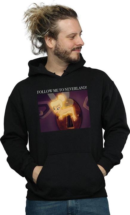 Immagine prodotto Disney Tinker Bell Follow Me Felpa con Cappuccio Uomo (4XL)
