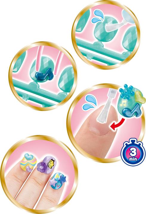 Actual product image Epoch Fingernails Refill Set blue/green (Artificial nails, Multicoloured)