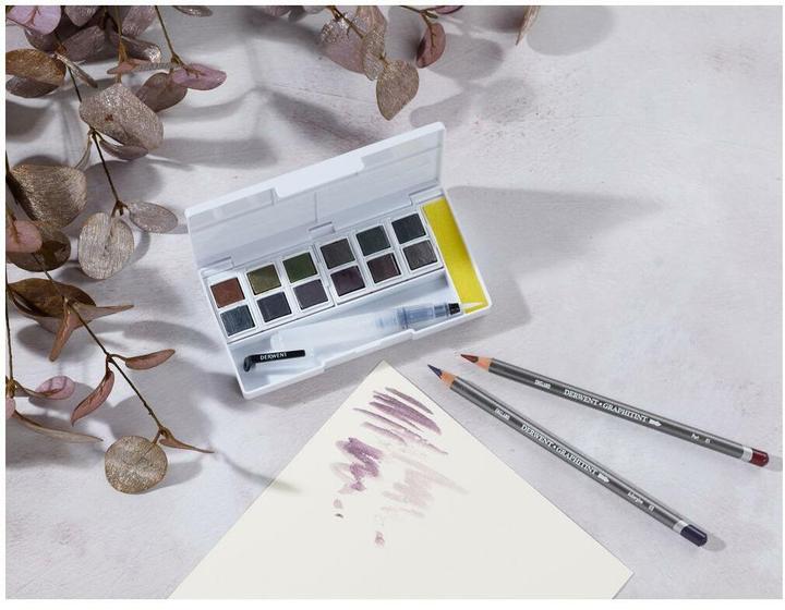 Image du produit Derwent Graphitint 12 pan set (Blanc)