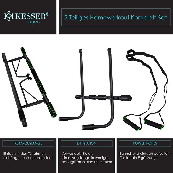 Produktbild Kesser 4in1 Premium Klimmzugstange