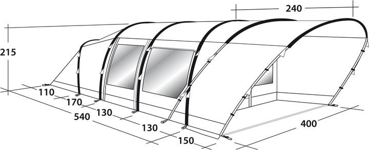 Produktbild Outwell Alamosa 6ATC Tent (Tunnelzelt, 56 kg, 6 Personen)