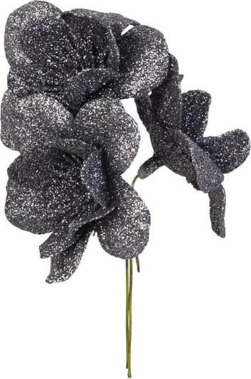 Produktbild MICA Living Kunstblumen - schwarz - ca. 6 cm - 8 Stück
