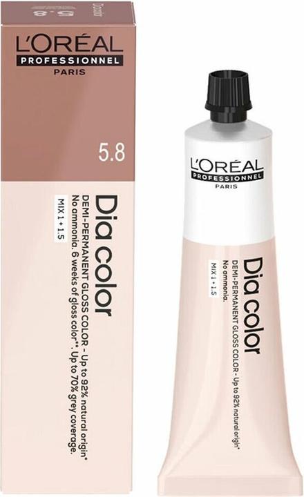 Actual product image L'Oréal Professionnel DIA COLOR Demi-Permanent Coloration Without Ammonia 8 60ml