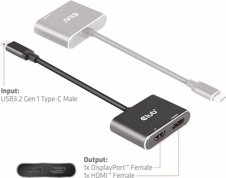 Produktbild Club 3D Usb-Hub (HDMI, USB, 5.90 cm)