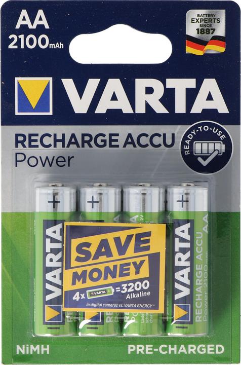 Varta Recharge Accu Power (4 pcs, AA, 2100 mAh)