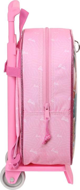 Actual product image Barbie School rucksack with wheels Girl Pink 22 x 27 x 10 cm