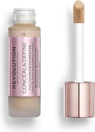 Actual product image Makeup Revolution Conceal & Define Foundation F9 23ml - 1 pc. (F9)